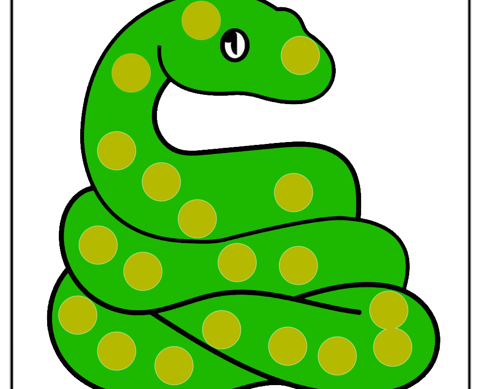 How to Draw Snake Drawing