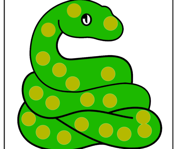 How to Draw Snake Drawing